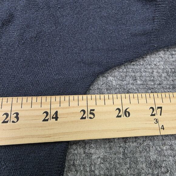 Soft Surroundings Sweater Womens Petite Small Blue Wool Angora Turtleneck Tunic - Picture 5 of 15